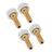 4Pcs Cab Door Roller AT319018 Fits For John Deere Skid Steer 240 250 260 270