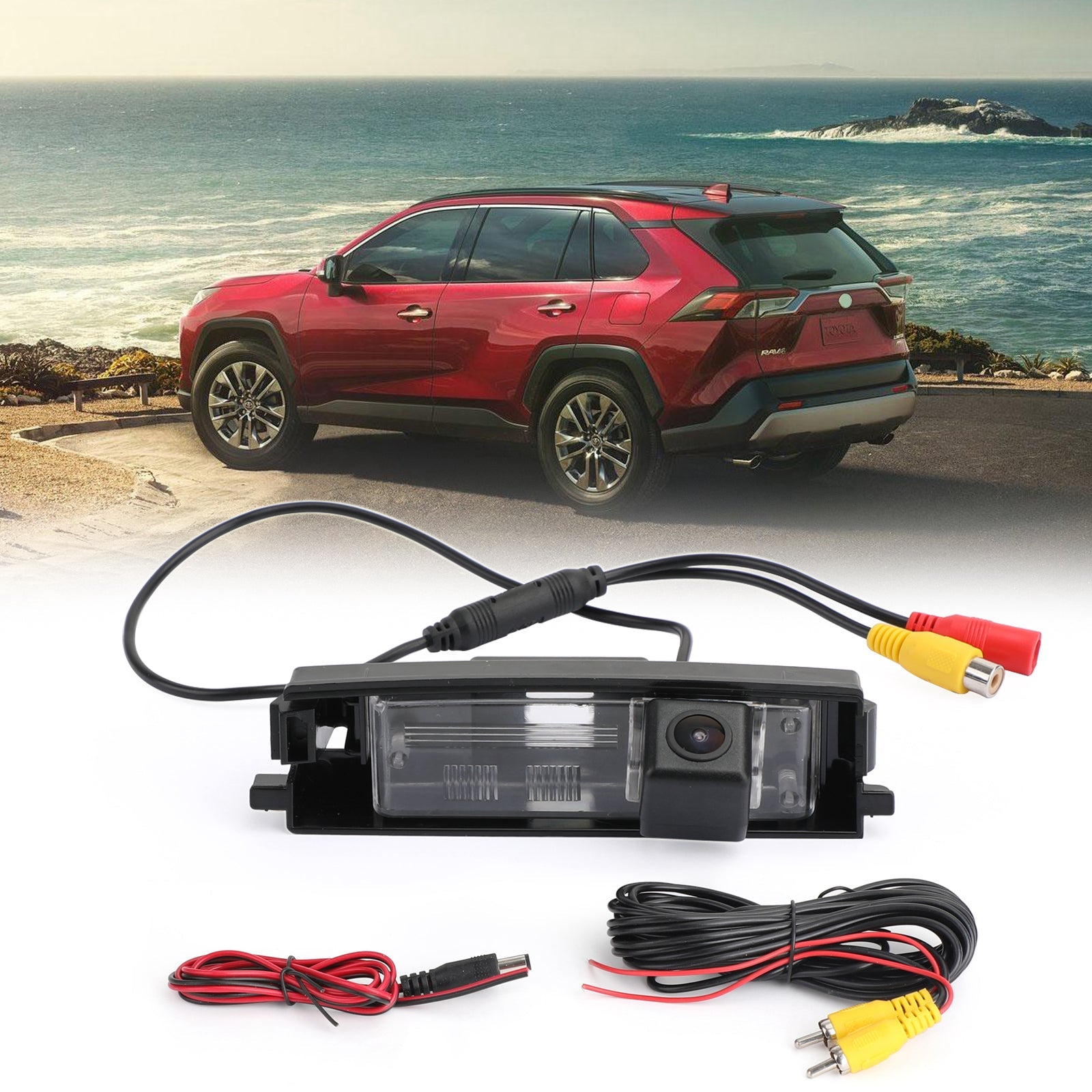 Waterproof Rear View Backup Camera – CCD Reverse Parking Cam for Toyota RAV4 2009-2012