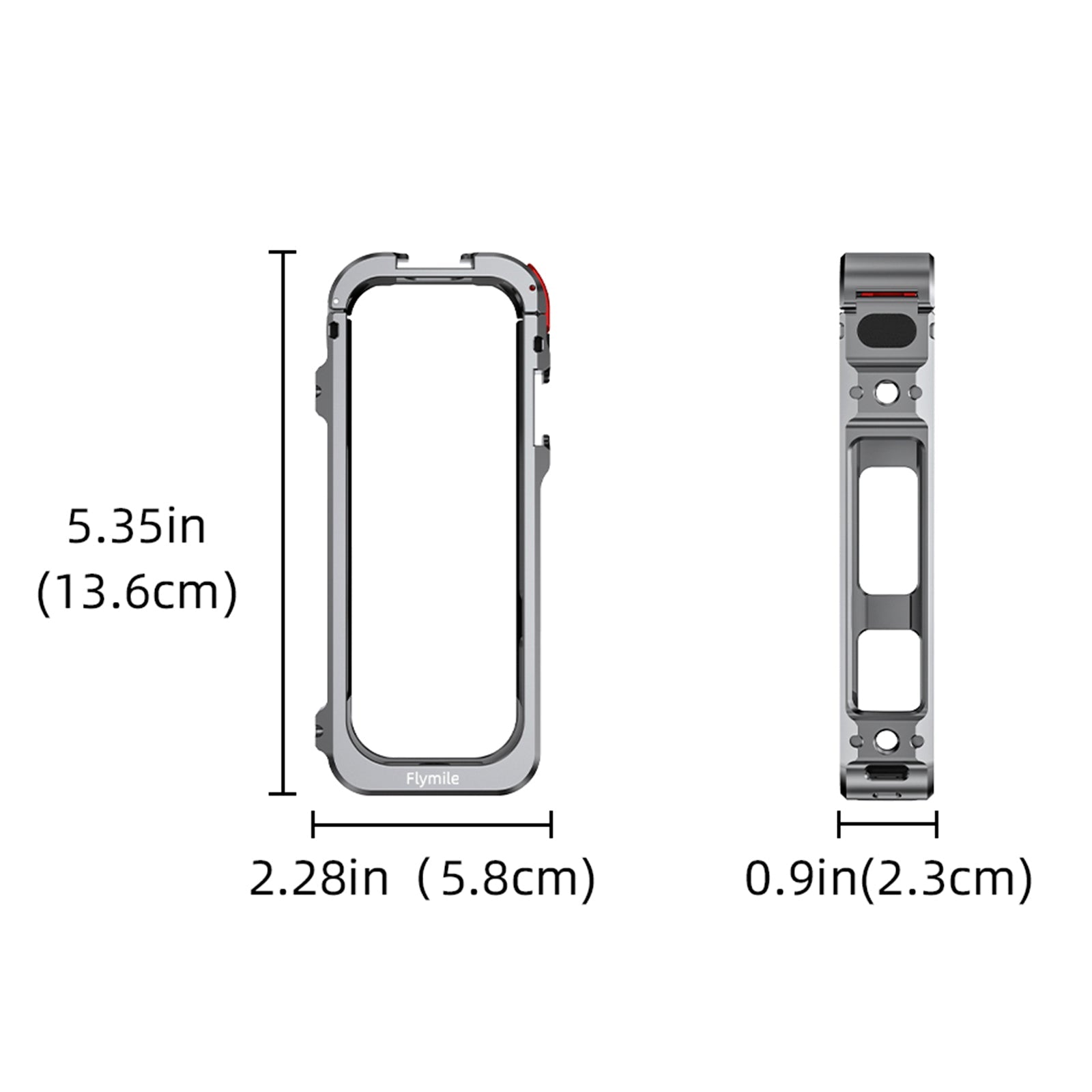 Utility Frame Case Cage for Insta360 X5 Protective Case Quick Release Adapter