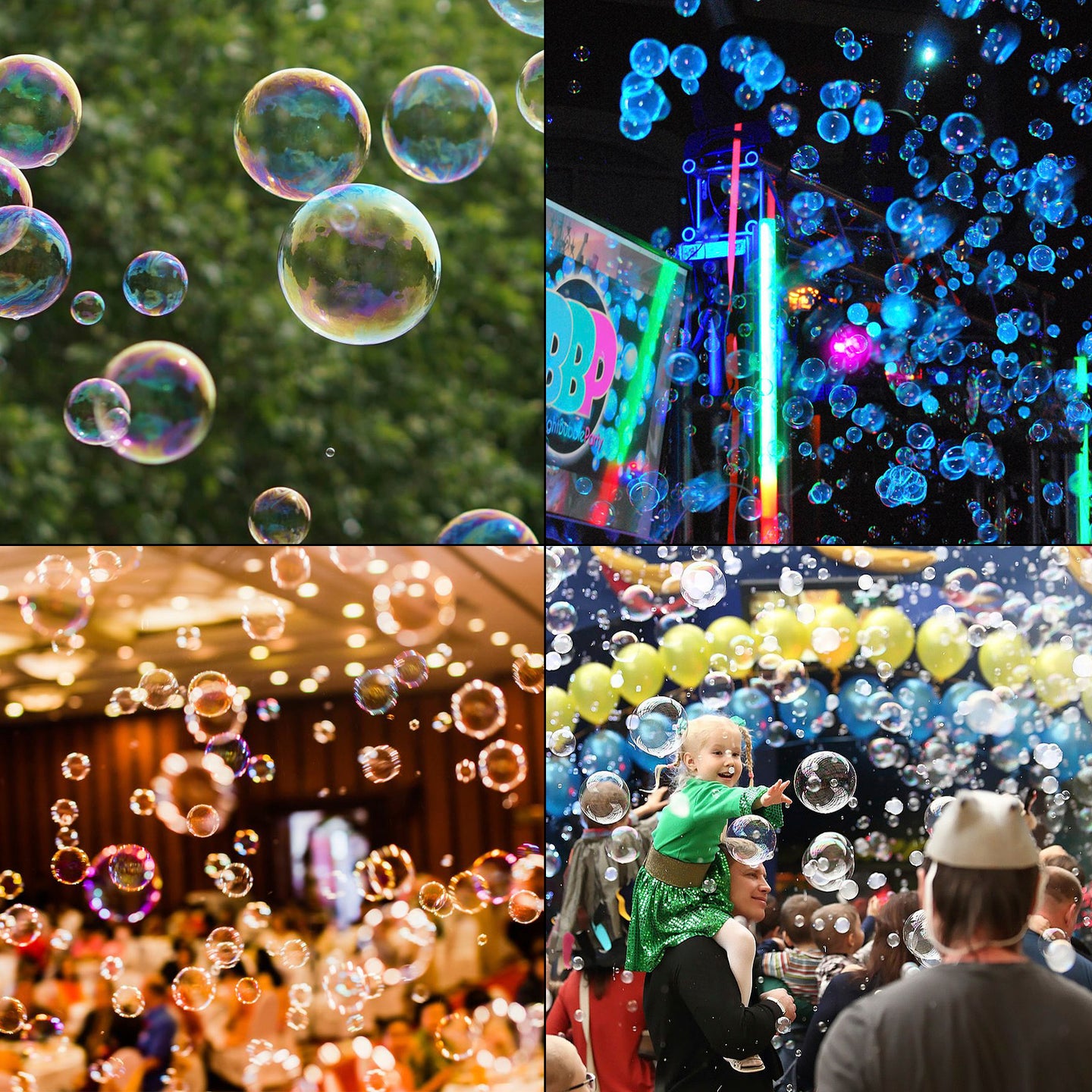RGB LED Bubble Machine with Remote Control, 2-Speed Automatic Party & Stage Effect Light for Kids, Weddings, DJs