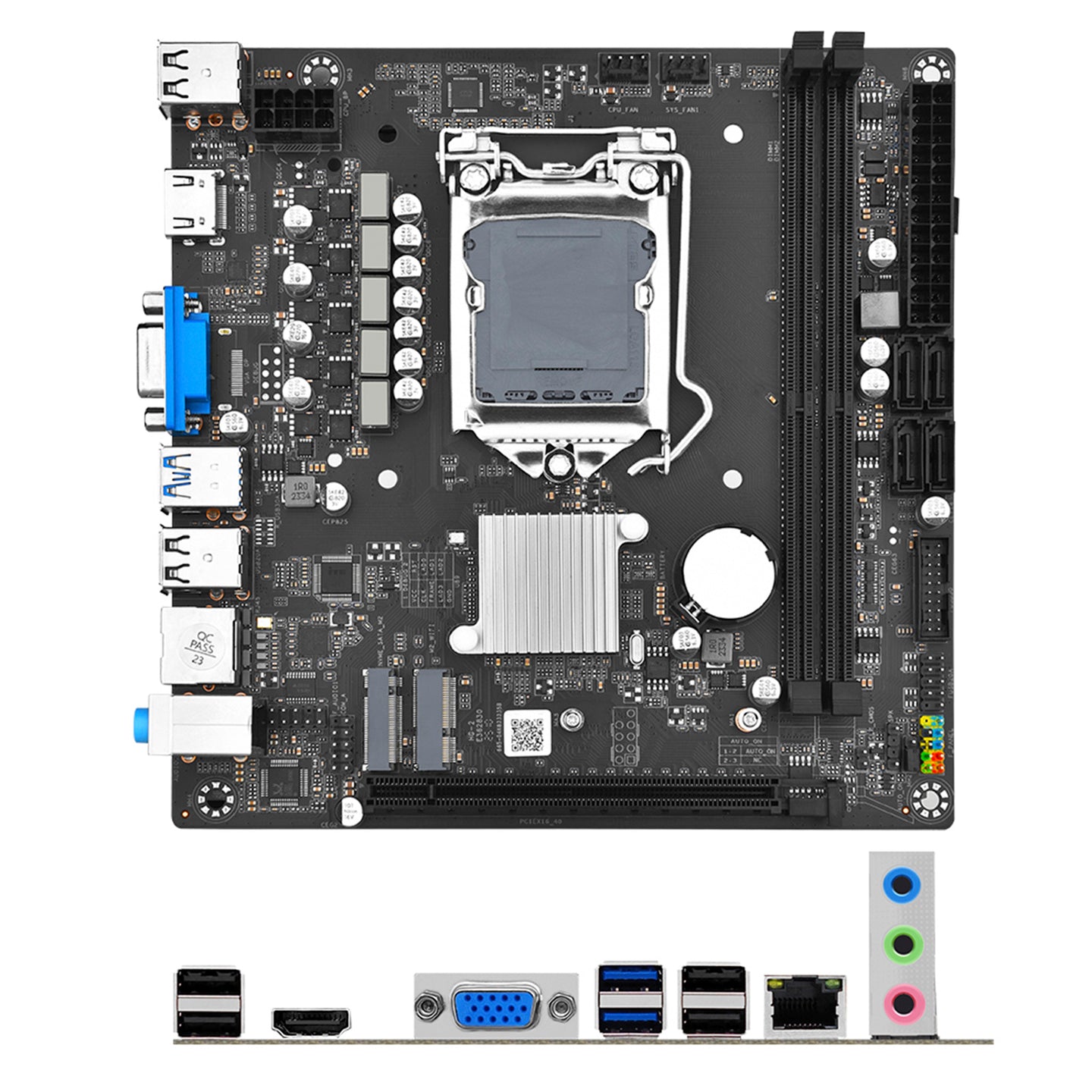 H510M-I Desktop Computer Motherboard LGA1200 CPU 1200-Pin DDR4 Memory NVME WIFI
