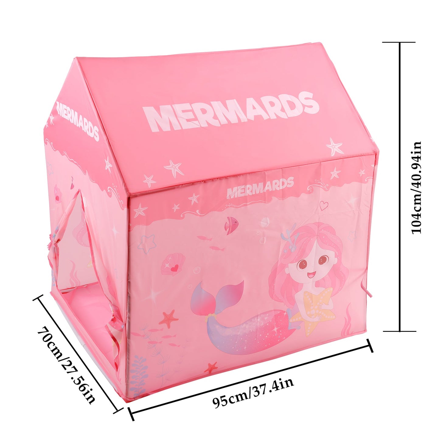 Princess Play Tent for Girls – Large Pink Kids Playhouse, Indoor Outdoor Play Tent for Children’s Games & Fun