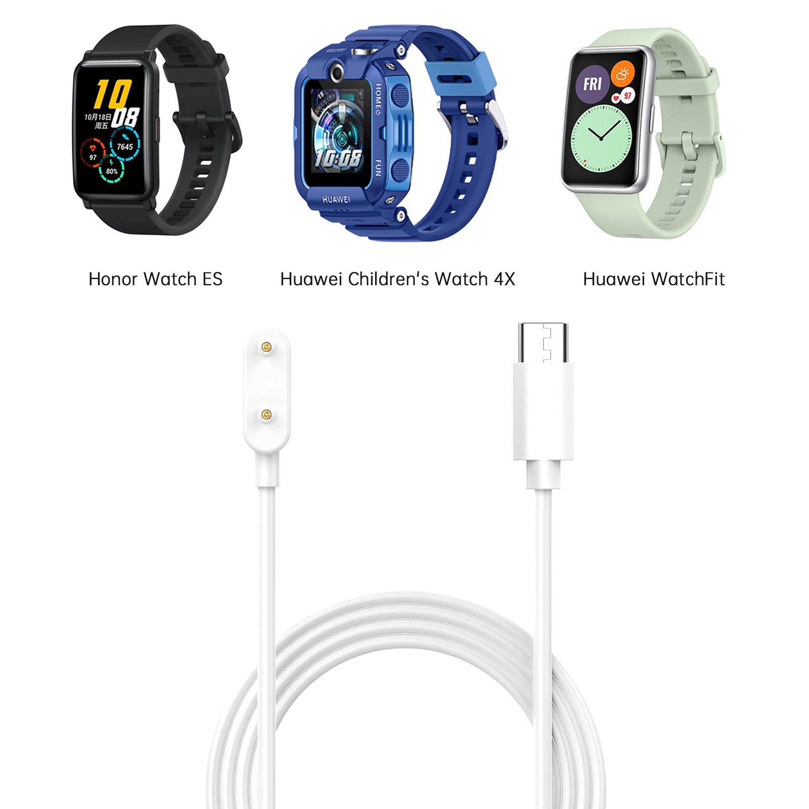 Type C Charging Cable Band 7 8 9 Base Charger Adapter For Huawei Fit3/2/SE/mini