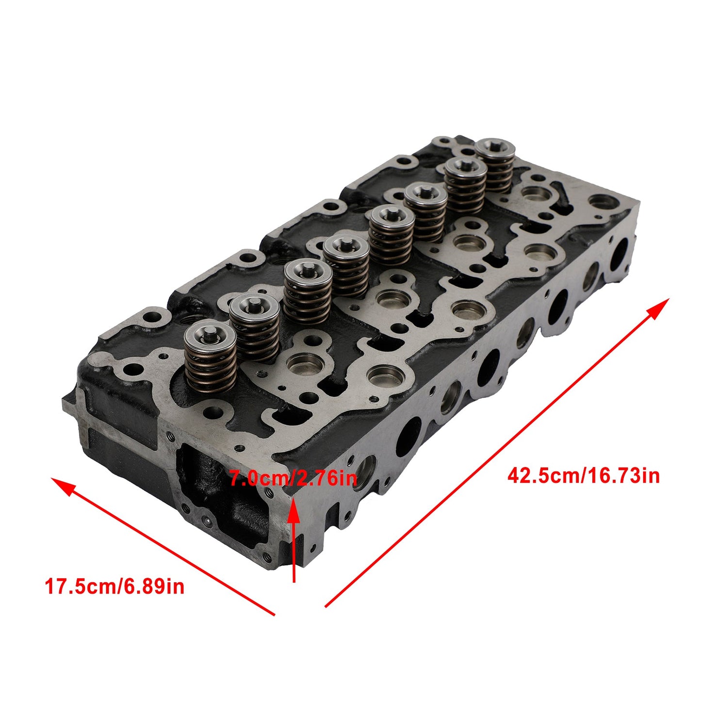 Complete Cylinder Head With Valves For Kubota V2203 V2203T V2203E V2203B