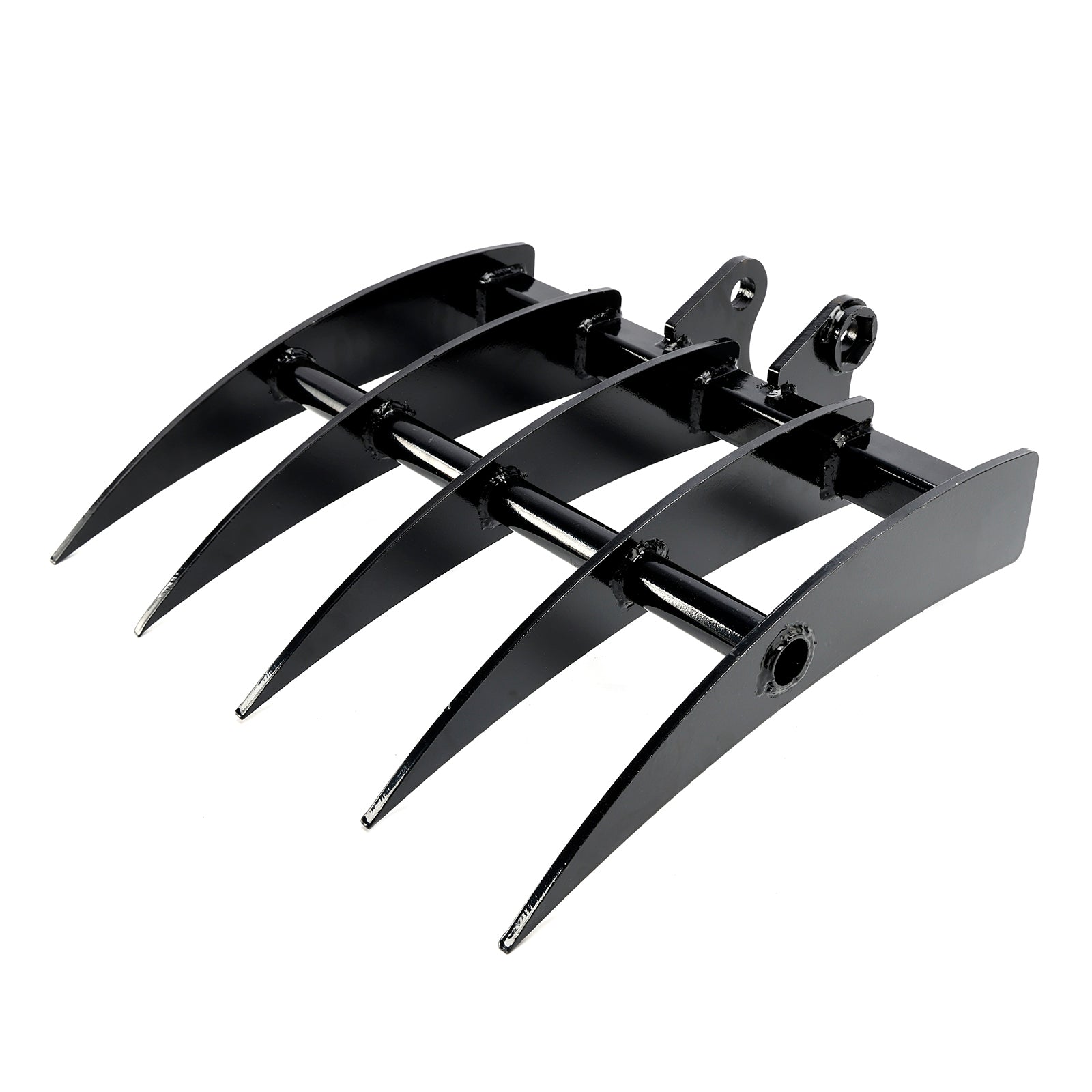 Alloy Steel Rake Attachment for Mini Excavators – Small Digger Excavator Tool