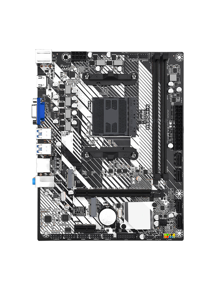 A520M-K Computer Motherboard Dual Protocol M.2 Hard Drive Support WIFI Bluetooth