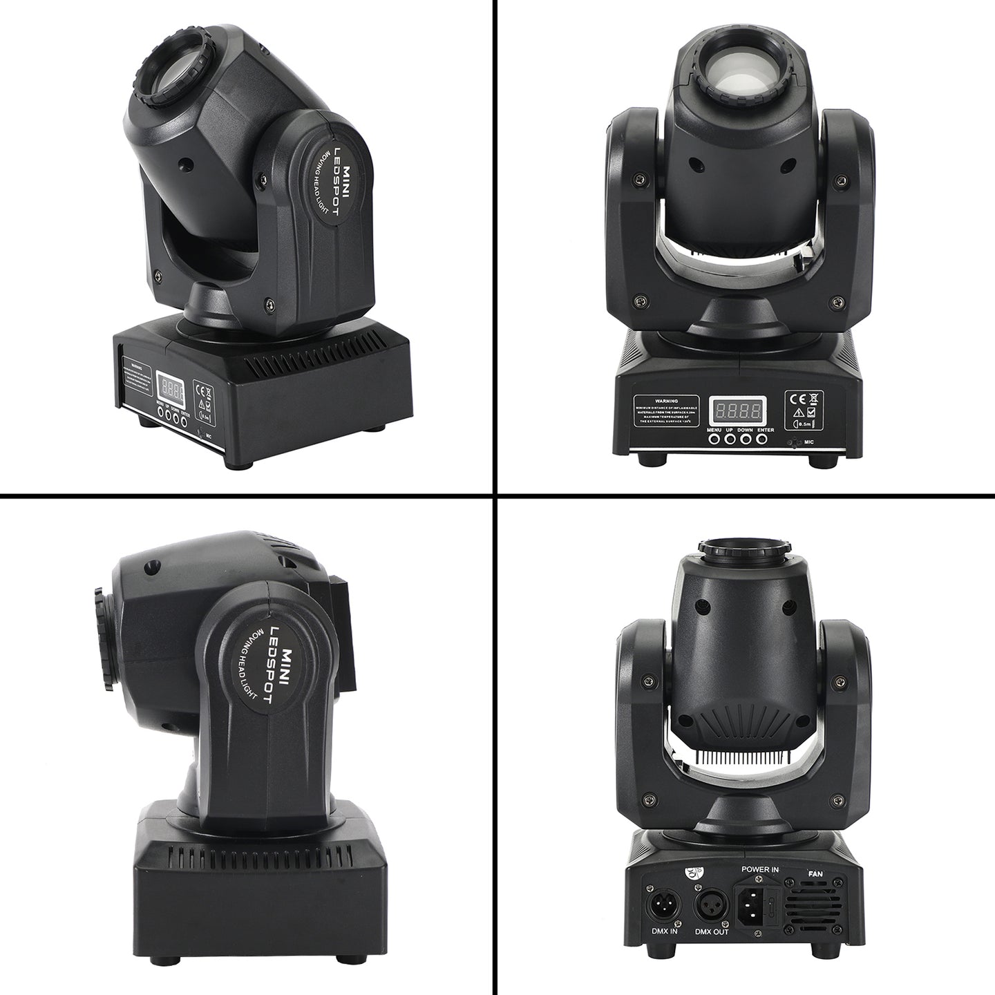 4Pcs Moving Head 8Gobo Stage Lighting RGBW LED DJ DMX Beam Bar Party Light
