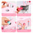 Simulation Pink Coffee Machine Play Kitchen Dishes Set Pretend Toy Kid Gift