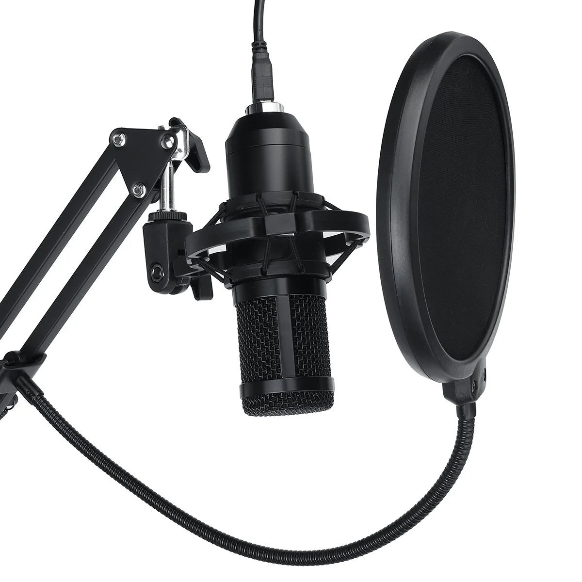 BM800 USB Condenser Microphone for PC Studio Microphone Kit Podcasting Recording