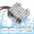 Mini 12V Adapter DC Step Up Converter 12V/24V To 30V 3.5A 105W Smart Boost