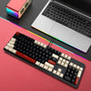 104Key Wired Mechanical Linear Switch Gaming Keyboard With Blue Switch RGB Light