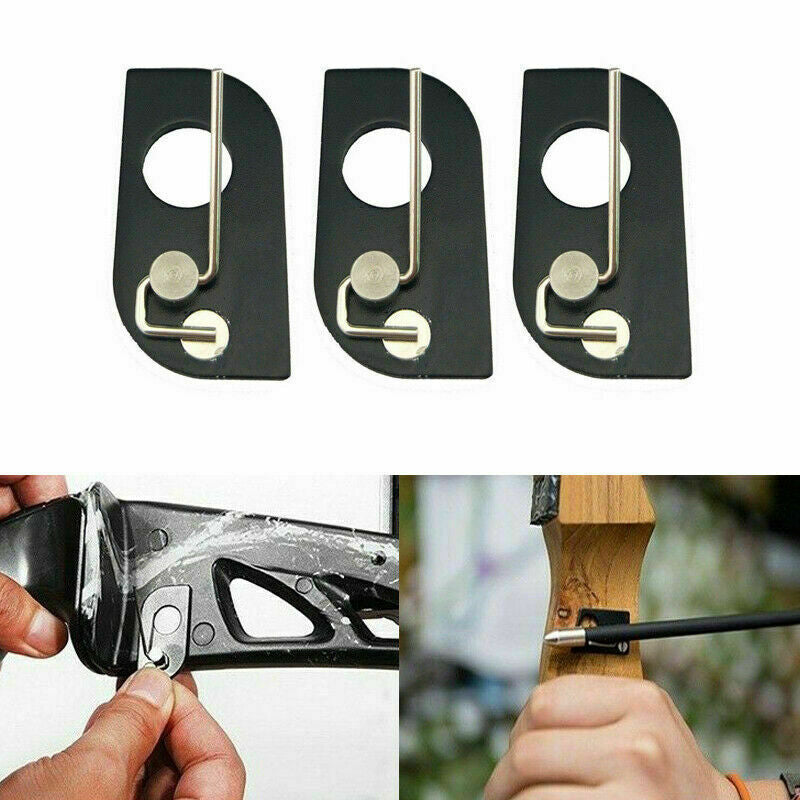 Archery Magnetic Arrow Rest Recurve Bow Shoot Hunting Right/Left Hand Black