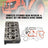 Complete Cylinder Head Assembly with Valves & Full Gasket for Kubota D1402 L2202 L2402 KH91