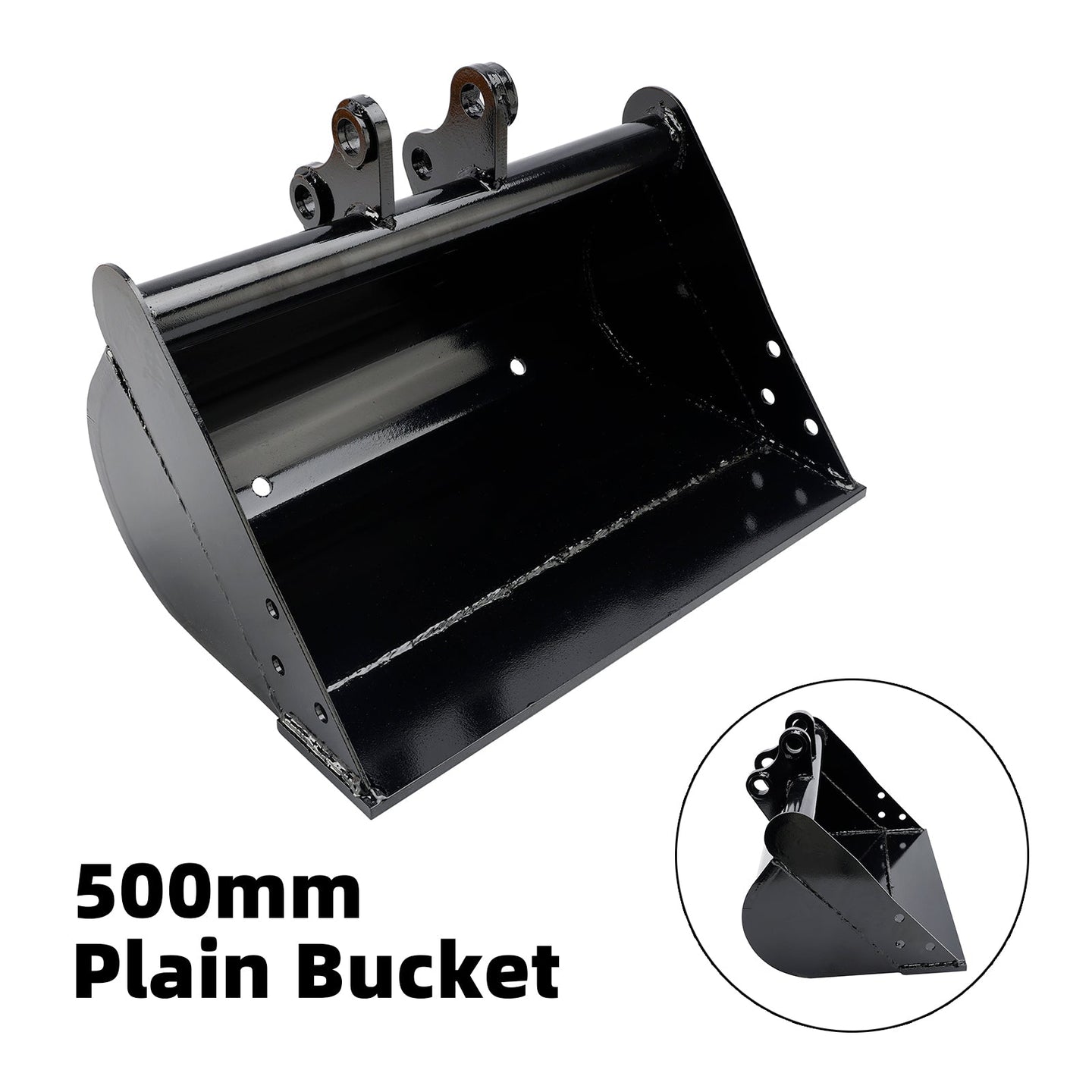 500mm Mini Excavator Bucket Attachment – Plain Excavator Small Digger