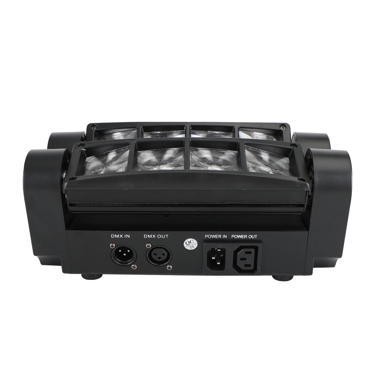 2Pcs 80W 8LED RGBW Spider Moving Head Stage Lighting Beam DMX Party DJ Lighting