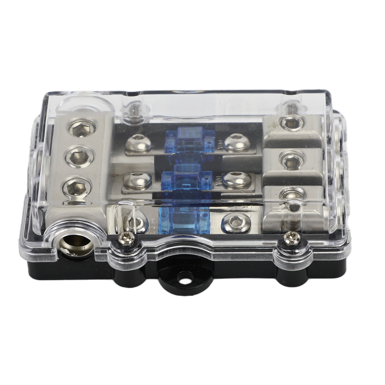 3-Way Mini ANL Blade Fuse Holder – 60A Car Audio Power Distribution Block for Stereo System