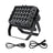24x RGBWA+UV 6-in-1 LED PAR Can Light, 200W IP65 Waterproof Outdoor Stage Wash, DMX Controlled