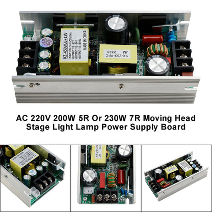 AC 220V Power Supply Board for 200W 5R & 230W 7R Moving Head Stage Lights