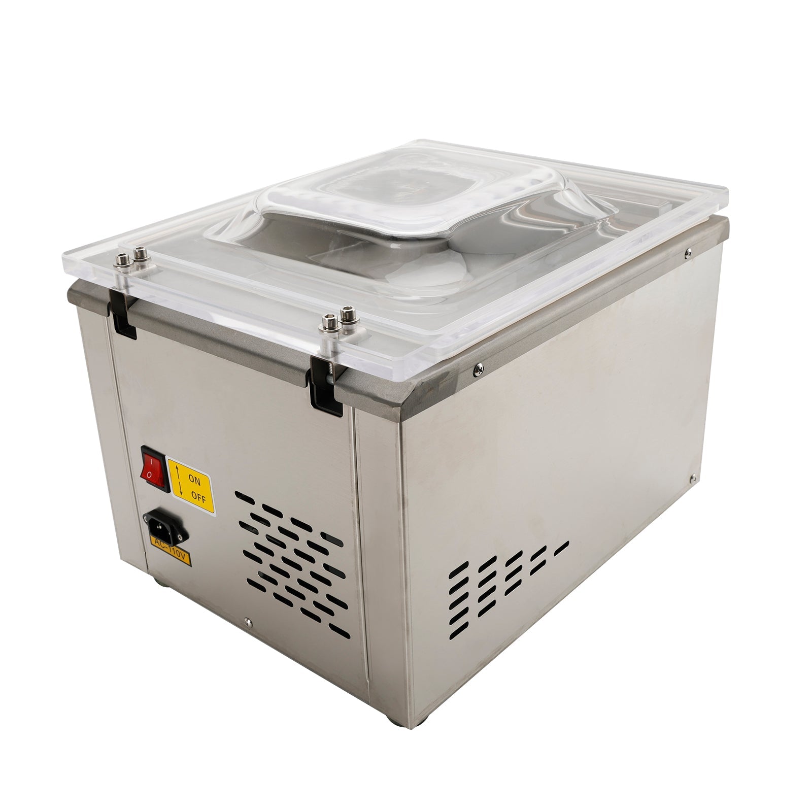 DZ-260C Commercial Vacuum Food Packaging Machine 120W Chamber Digital Sealer