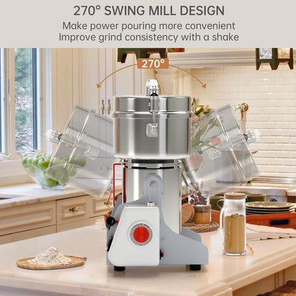 Herb Grain Grinder Electric Mill Cereal Machine-High Speed