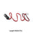 1x Intercom Cigarette Power Cord for QYT KT8900 KT7900 BAOJIE 218 LEIXEN 898