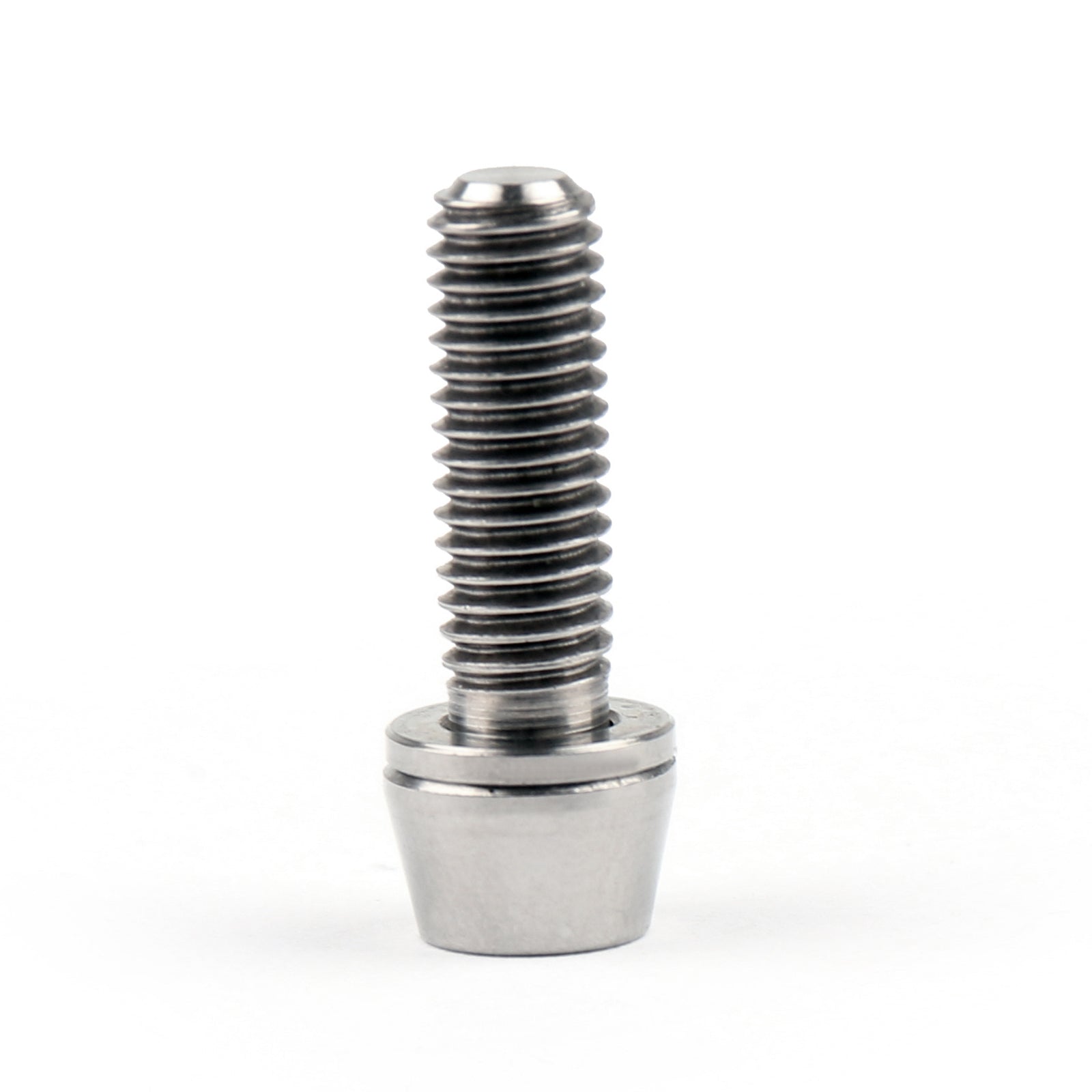 M5x16mm Titanium Ti Bolts Allex Hex Bike Stem Tapered Head Screw + Washer 6pcs T