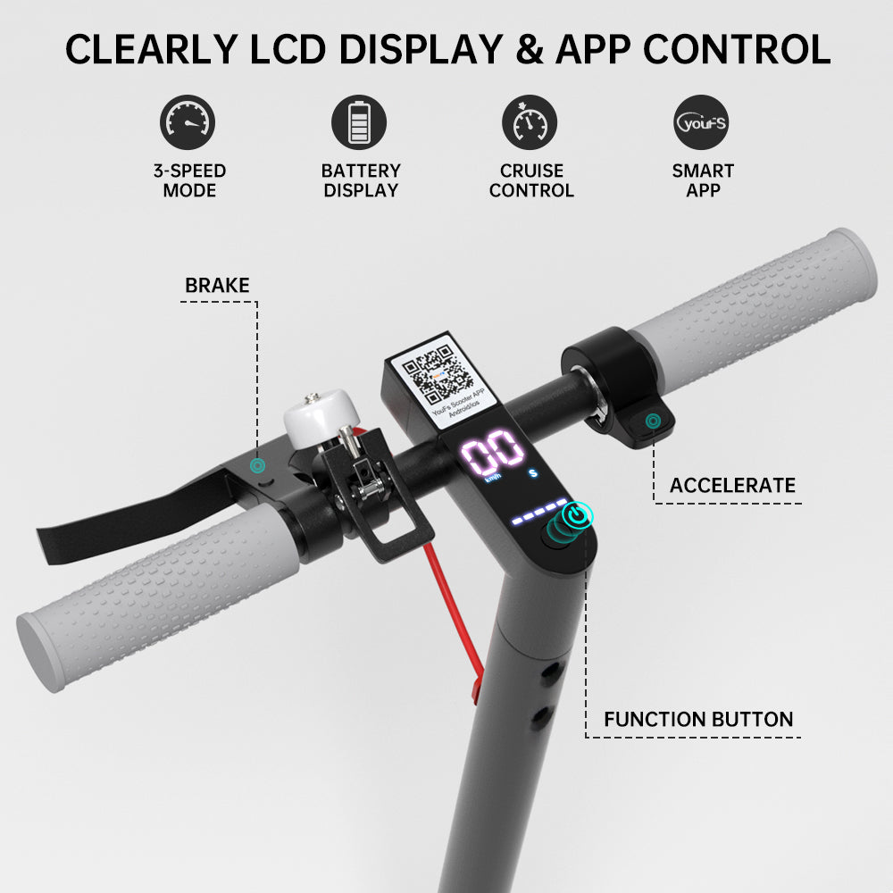 8.5" Folding Electric Scooter With app 350W 35KM Range 30km/h City Commute (Copy)