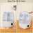 Humidifiers for Bedroom Large Room Home (6.8L) Cool Mist Top Fill Essential Oil Diffuser for Baby & Plants&Pet  Large capacity With remote control