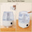 6.8L Cool Mist Humidifier & Diffuser with Remote - Top Fill for Bedroom, Plants & Baby