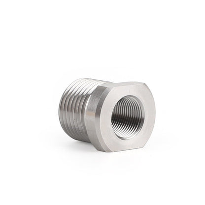 1/2-28 to 3/4-16 Threaded Oil Filter Adapter Stainless Steel