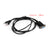 1Pc 2 in 1 Programming Cable For Yaesu/Vertex VX-2000 VX-2100/2200/VX-300 VX-400