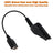 K Interface Headset Port Converter Cable for TK290 TK3180 TK380 TK480 TK481 TK490