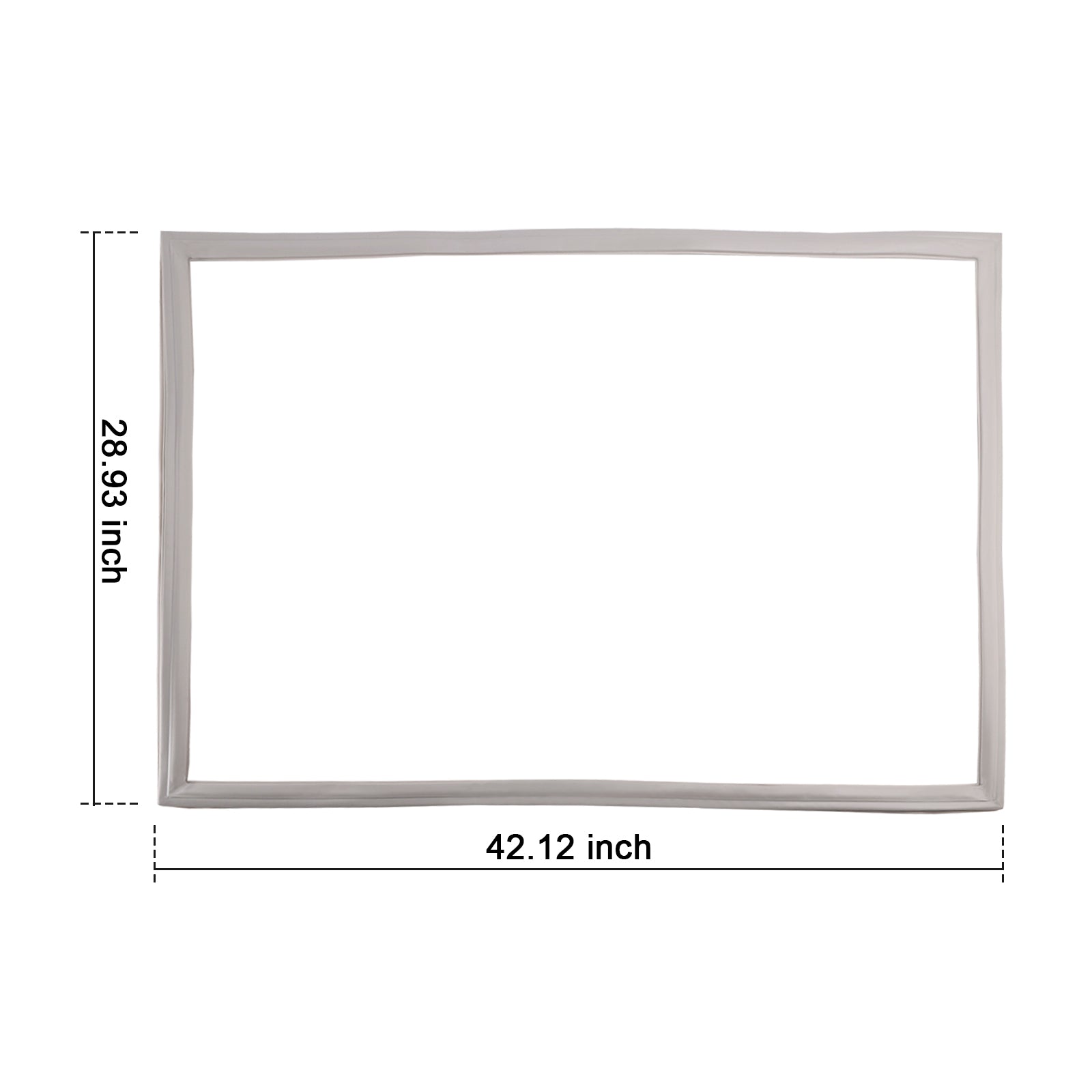 42.12" x 28.93" Freezer Door Gasket for Electrolux, Frigidaire & Gibson, Replaces 241872512, PS1991436