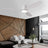 52inch 3 Blade Hugger Indoor Ceiling Fan with Remote Control