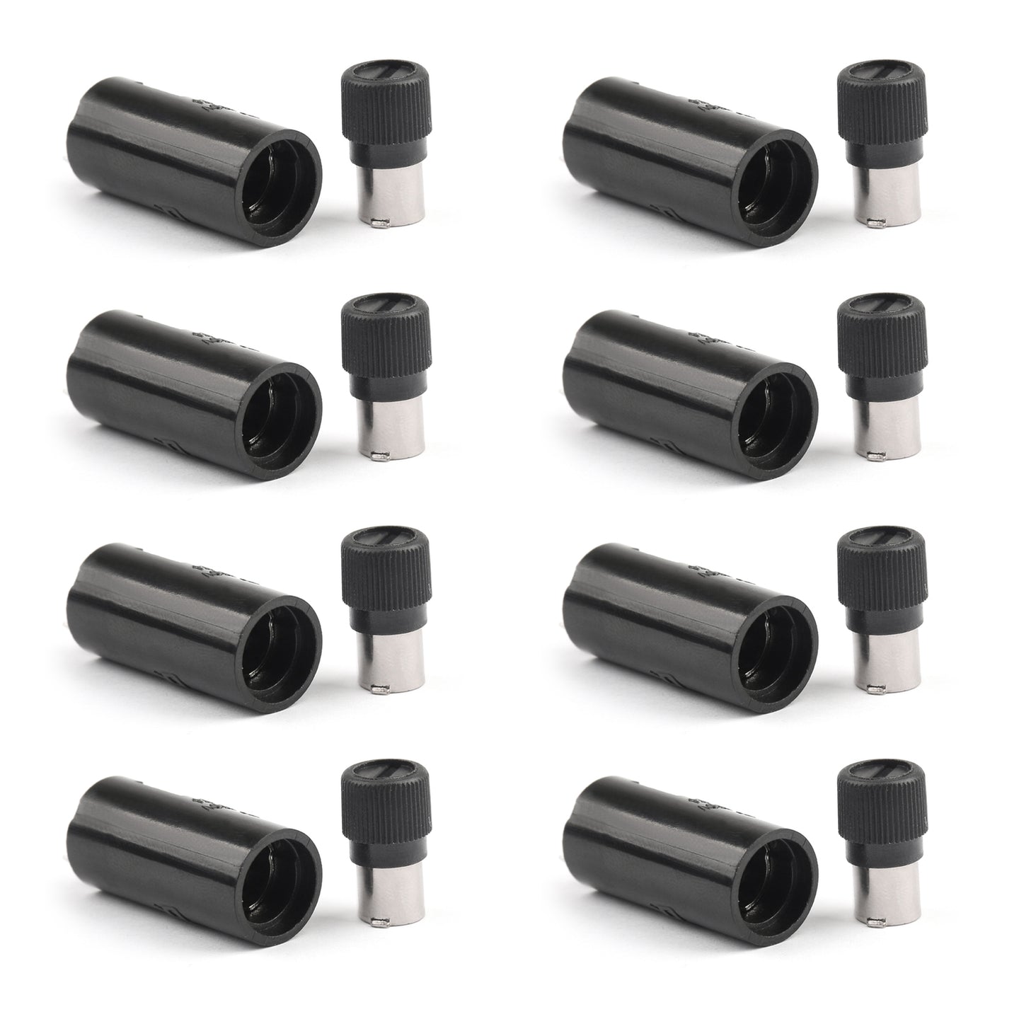 8PCS SCI R3-24 Vertical PCB Fuse Holder For 5x20mm Glass Fuses 10A 250V