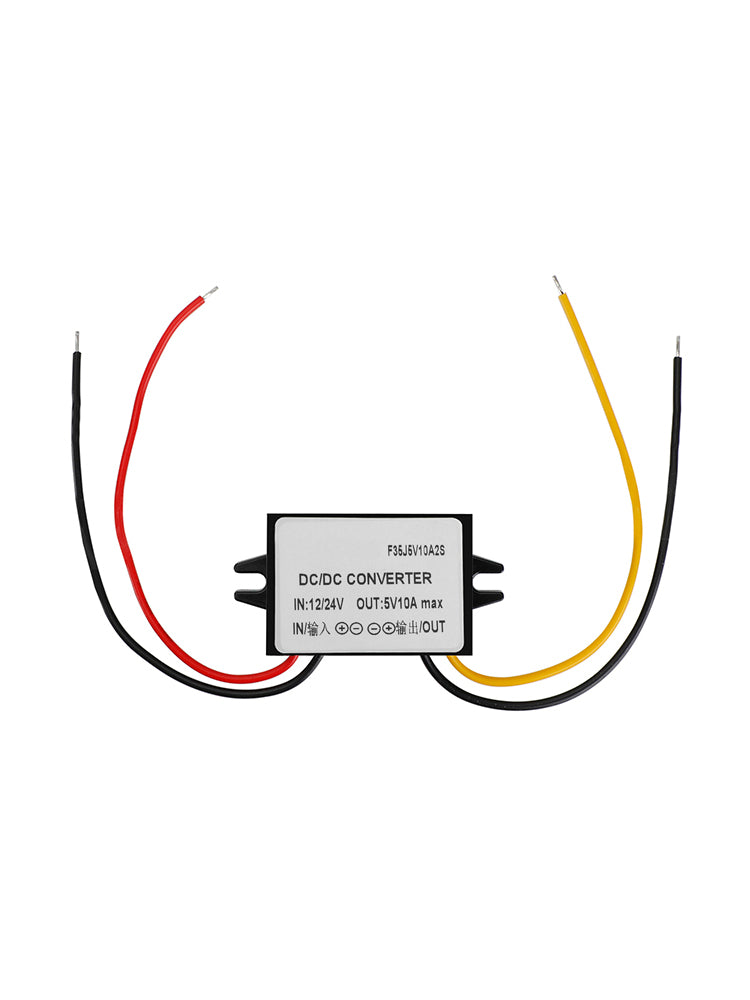 12/24V to 5V 10A Step Down DC/DC 50W Power Converter Regulator WaterProof
