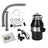 Garbage Disposal 3/4 HP 2800 RPM Under Sink Kitchen Food Waste Disposer w/ Plug