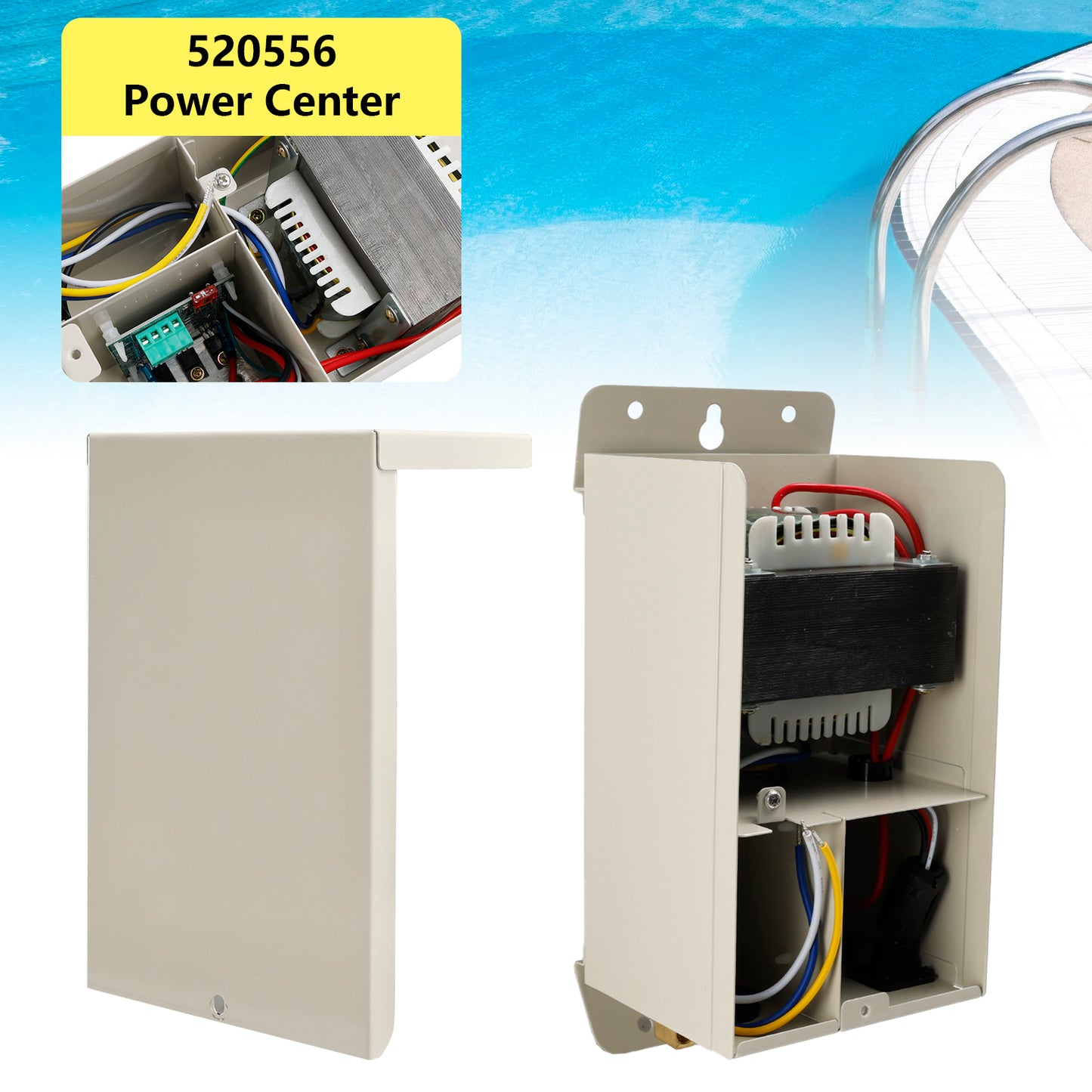 Pentair 520556 Power Center – Replacement for IntelliChlor IC20, IC40, IC60 Chlorine Generators