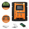 Battery Panel Dual USB 12/24V Solar Charger Controller 70A Regulator