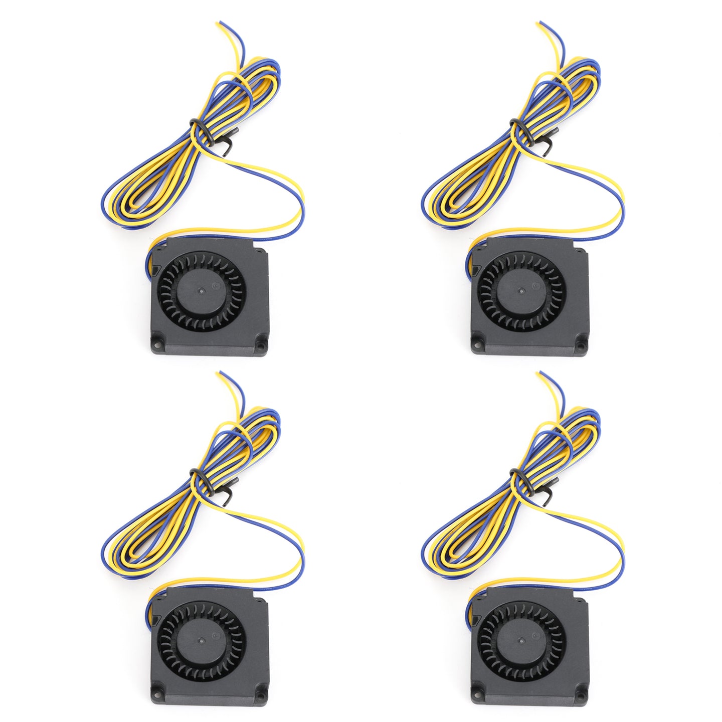 4x 3D Printer Hotend Radial Turbo Blower Fan DC 12V Accessory For Creality CR-10