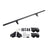 Rolling Library Sliding Ladder Hardware Kit with Brake 3.3FT Round Tube