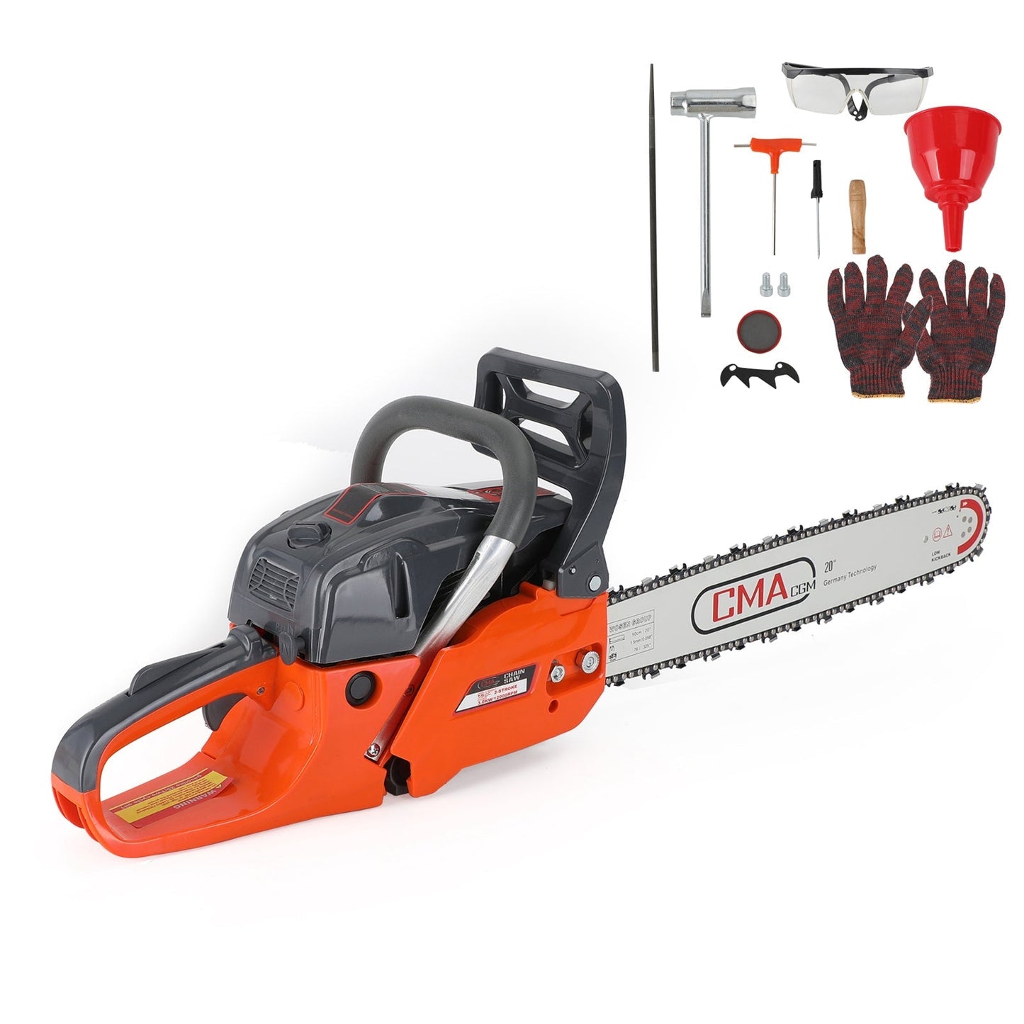 20inch 68CC Gasoline Chainsaw Cutting Wood Gas Sawing