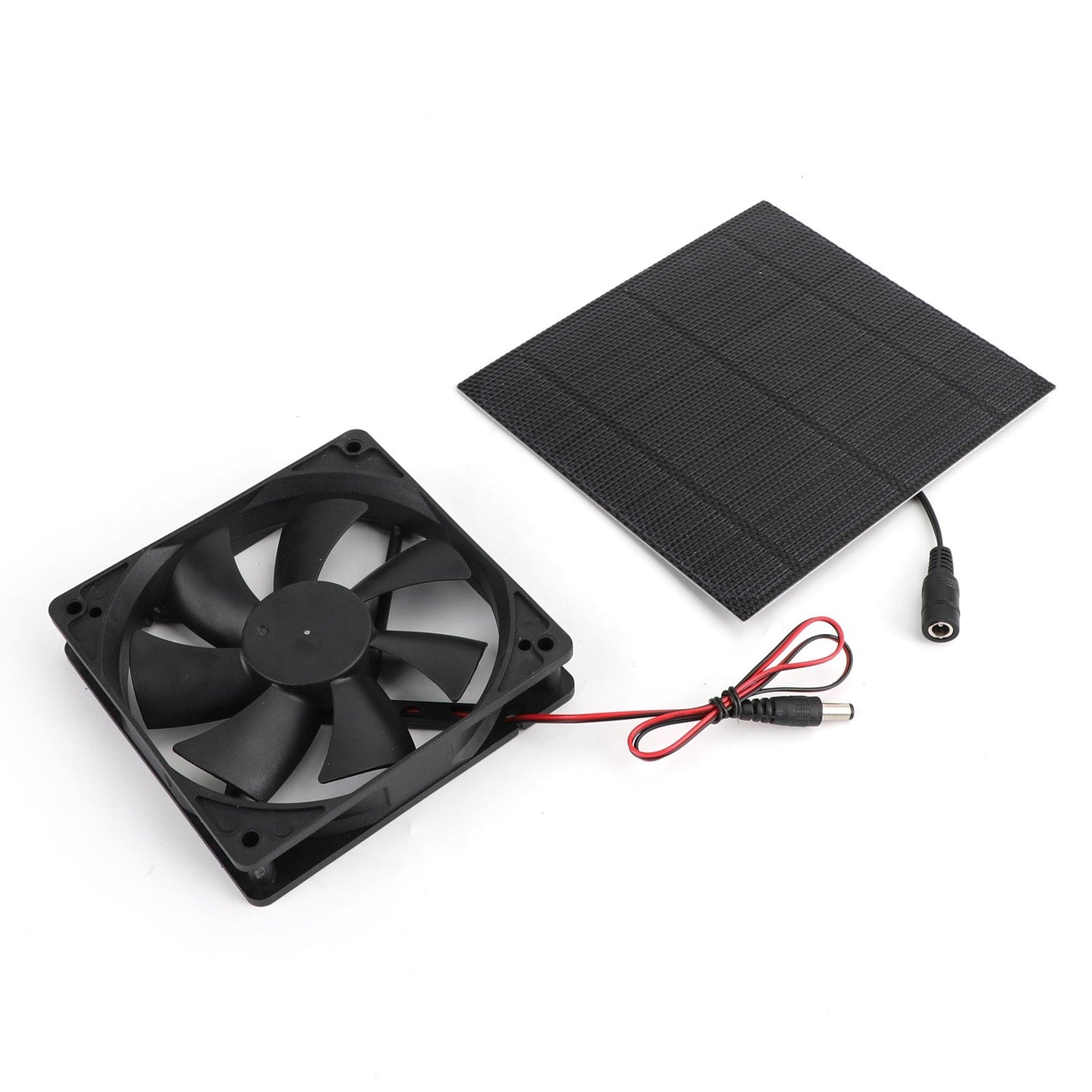 Solar Powered Fan for Chicken Coop, Greenhouse & Dog House, 10W 4.7" Mini Ventilator for Shed & RV