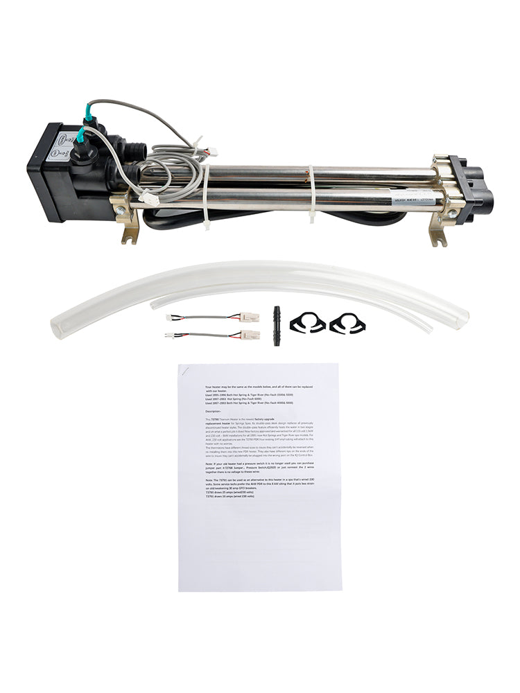 No-Fault Titanium Spa Heater for Hot Spring/Watkins/Caldera/Tiger River 73791-4KW