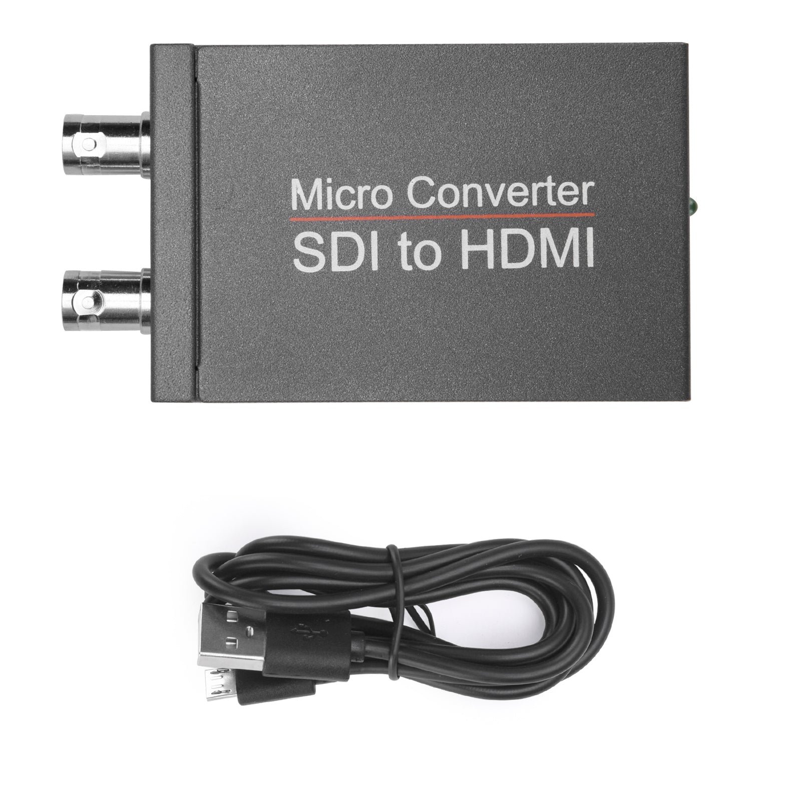 1 SDI Input to 2 HDMI + SDI Output Mini HD Video Converter & Audio Switcher