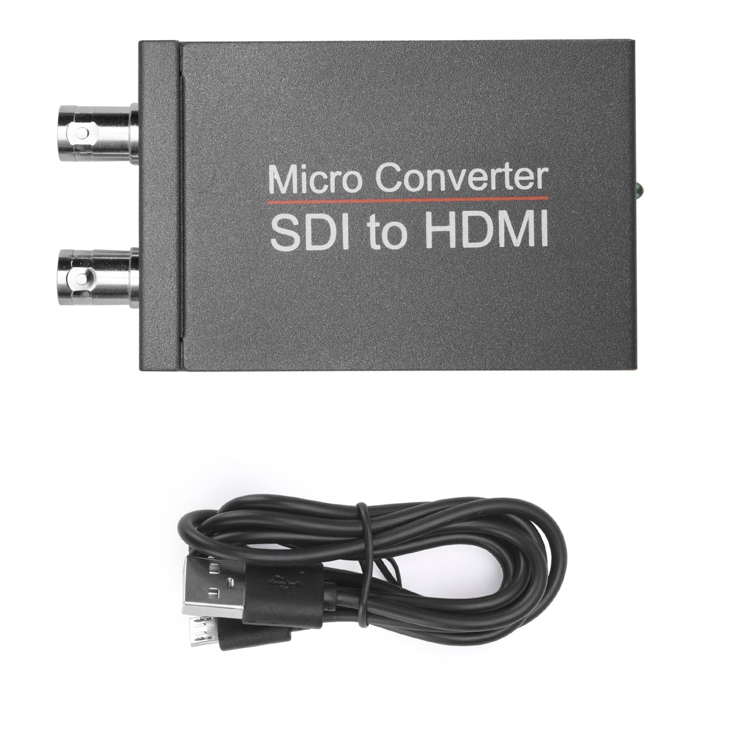 1 SDI Input to 2 HDMI + SDI Output Mini HD Video Converter & Audio Switcher