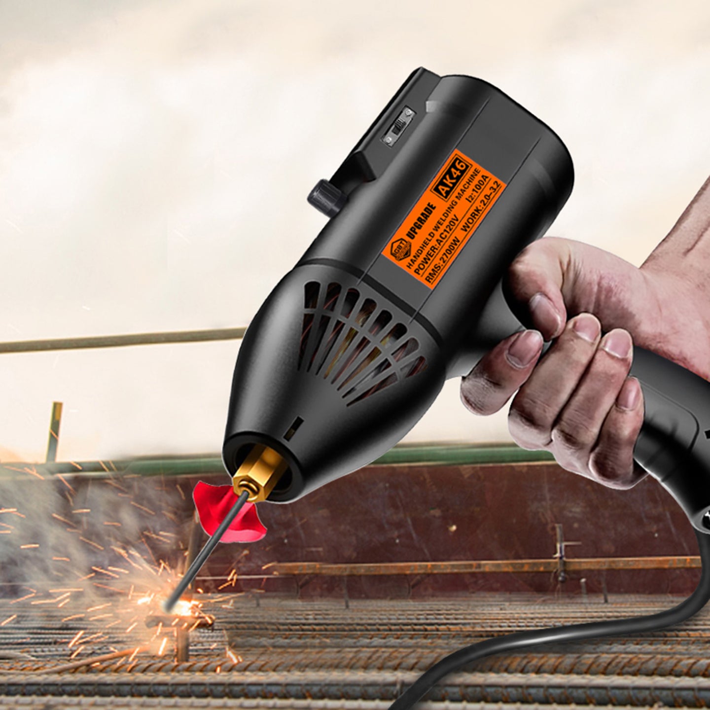 Handheld 110V Arc Electric Welder Digital Intelligent Welding Machine Kit 2700W
