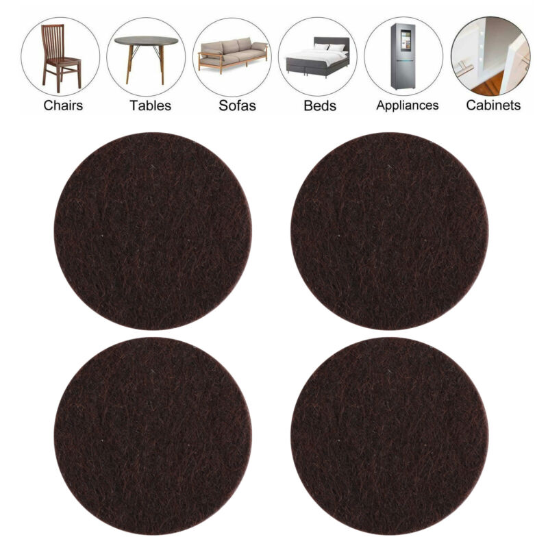 Furniture Felt Pads Square/Round Floor Protector Chair/Table Leg Sticky Back