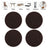 Furniture Felt Pads Square/Round Floor Protector Chair/Table Leg Sticky Back
