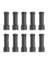 10PCS Short Antenna SMA Male Two Way Radio Stubby Rubber Aerial UHF 400-470MHz